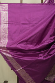 Magenta Banarasi Silk Saree - SRMBSS967