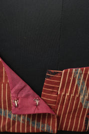 Maroon HBP Ajrakh Cotton Blouse - SRMACB54