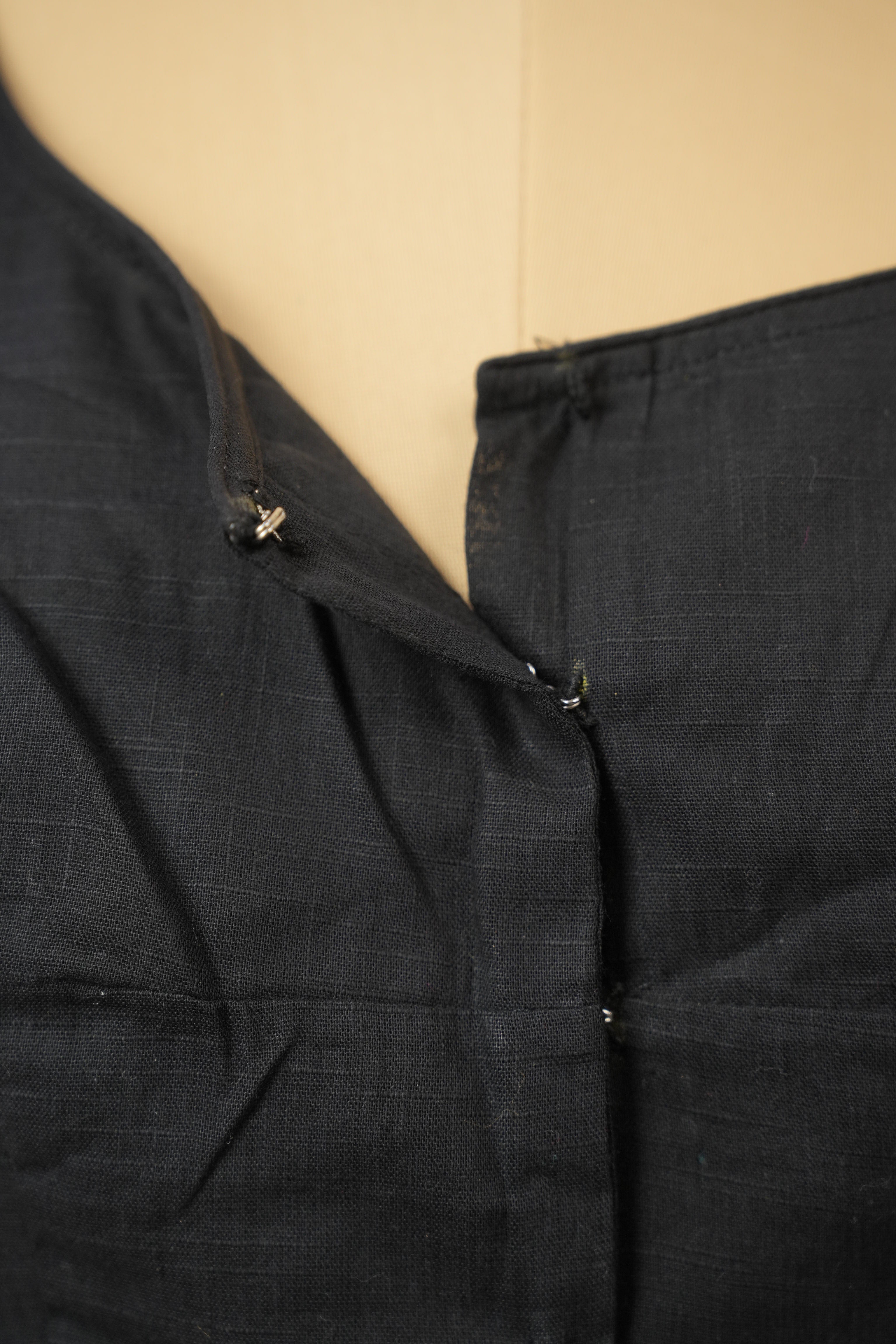 Black Cotton Blouse - SRBCB24