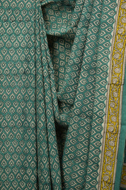 Rama Green HBP Cotton Saree - SRRGCS3601
