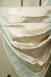 Mint Green Banarasi Silk Saree - SRMGBSS966