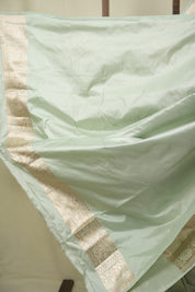 Mint Green Banarasi Silk Saree - SRMGBSS966