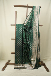 Green Banarasi Silk Saree - SRGBSS968