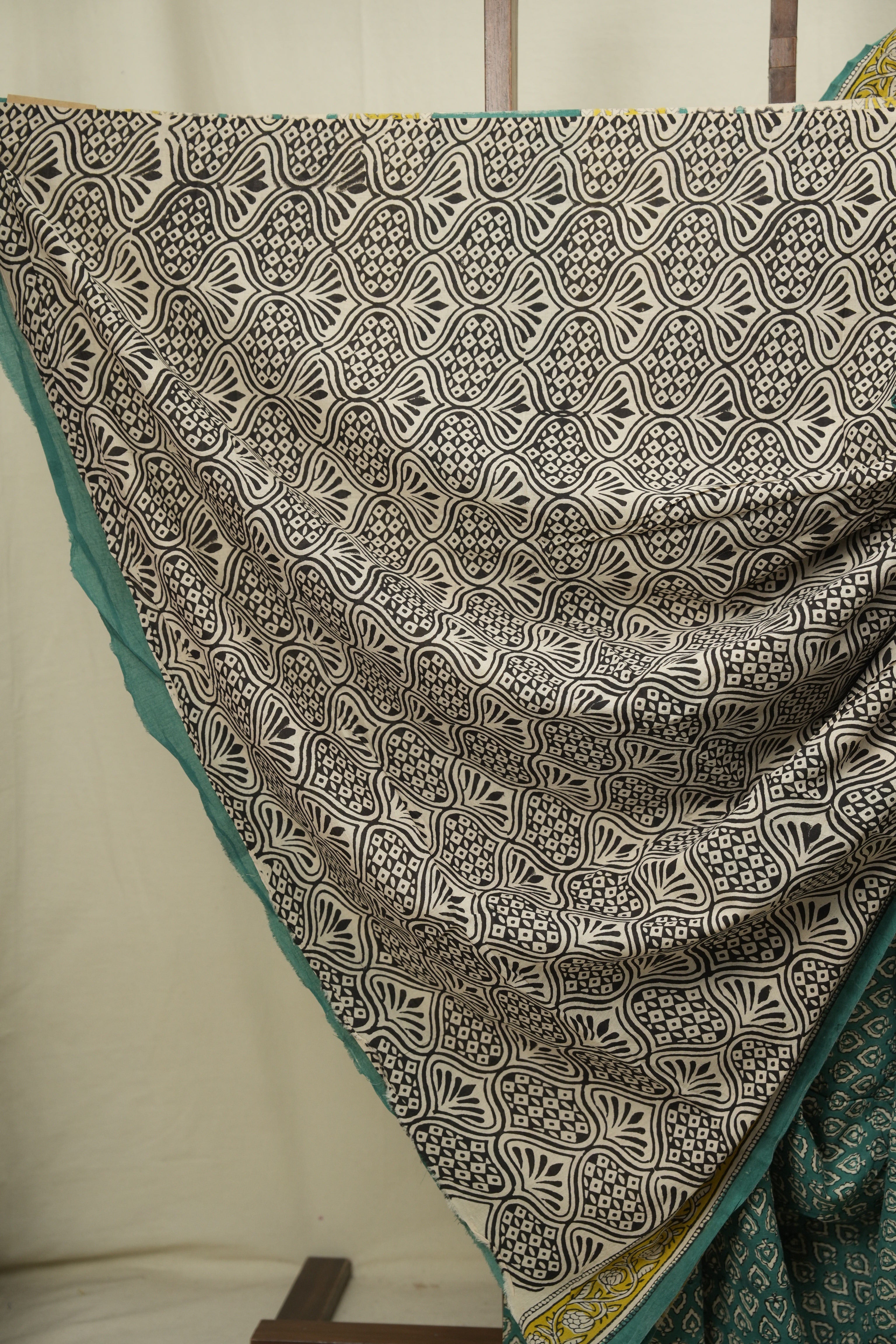 Rama Green HBP Cotton Saree - SRRGCS3601