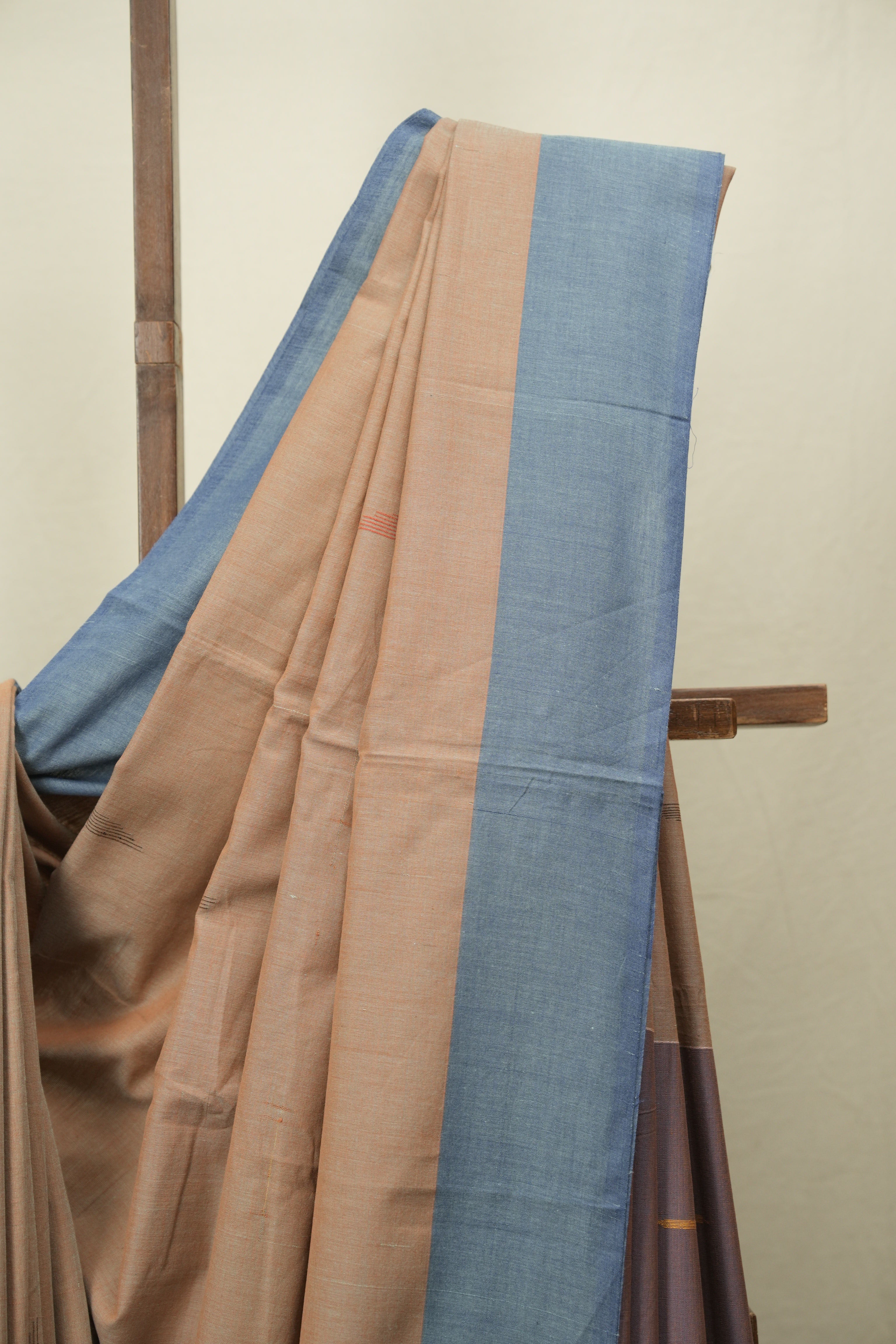 Brown Cotton Ilkal Saree - SRBCIS1062