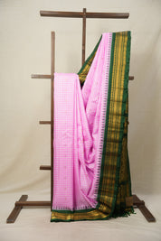 Pink Gadwal Silk Saree - SRPGSS604