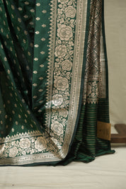 Green Banarasi Silk Saree - SRGBSS968