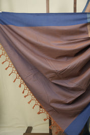 Brown Cotton Ilkal Saree - SRBCIS1062