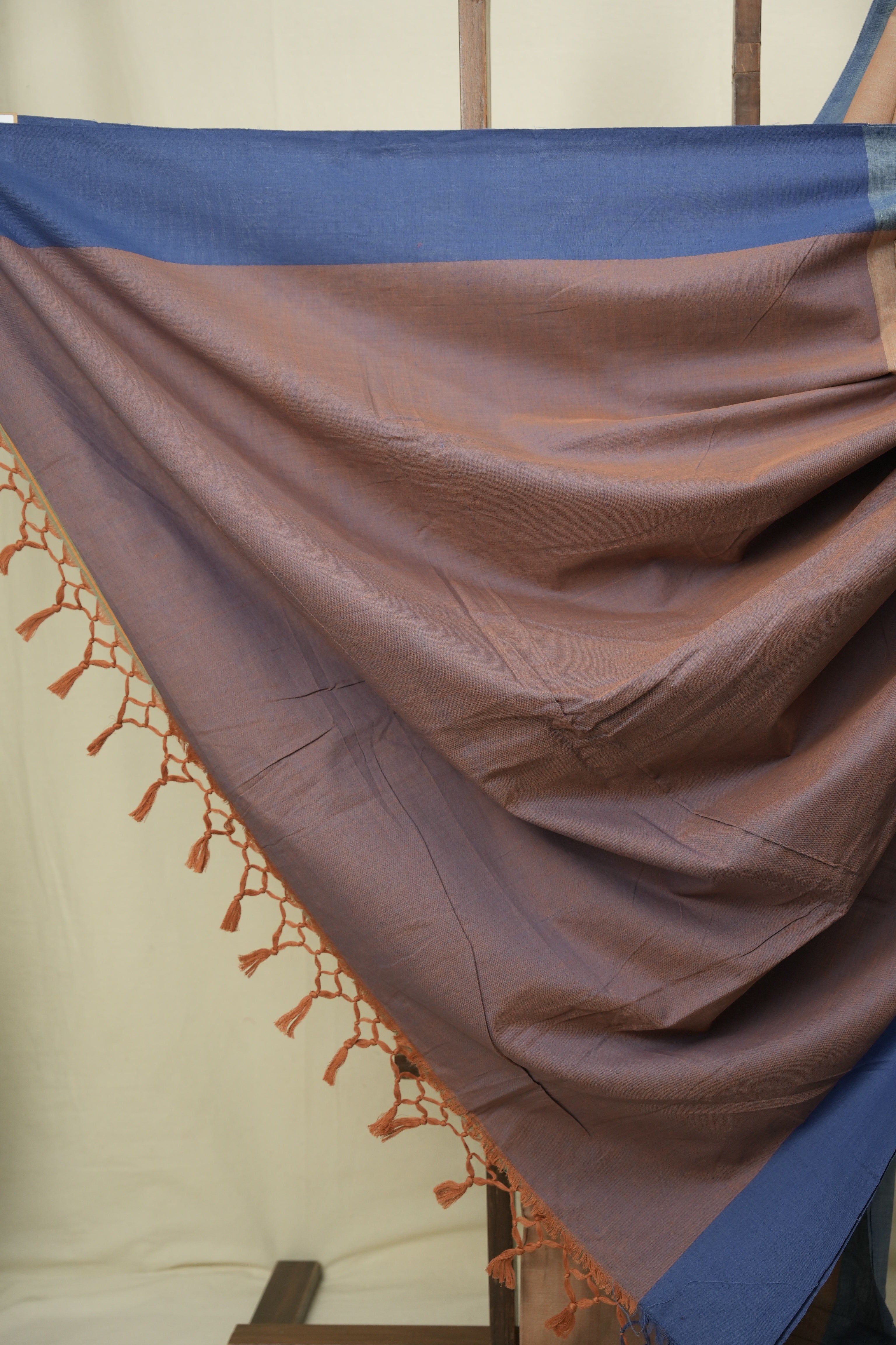 Brown Cotton Ilkal Saree - SRBCIS1062
