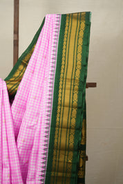 Pink Gadwal Silk Saree - SRPGSS604