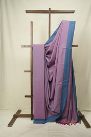 Purple Cotton Ilkal Saree - SRPCIS1047