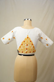 White Cotton Blouse - SRWCB27