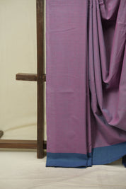 Purple Cotton Ilkal Saree - SRPCIS1047