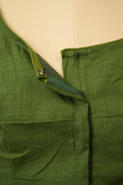 Green Cotton Blouse - SRGCB28