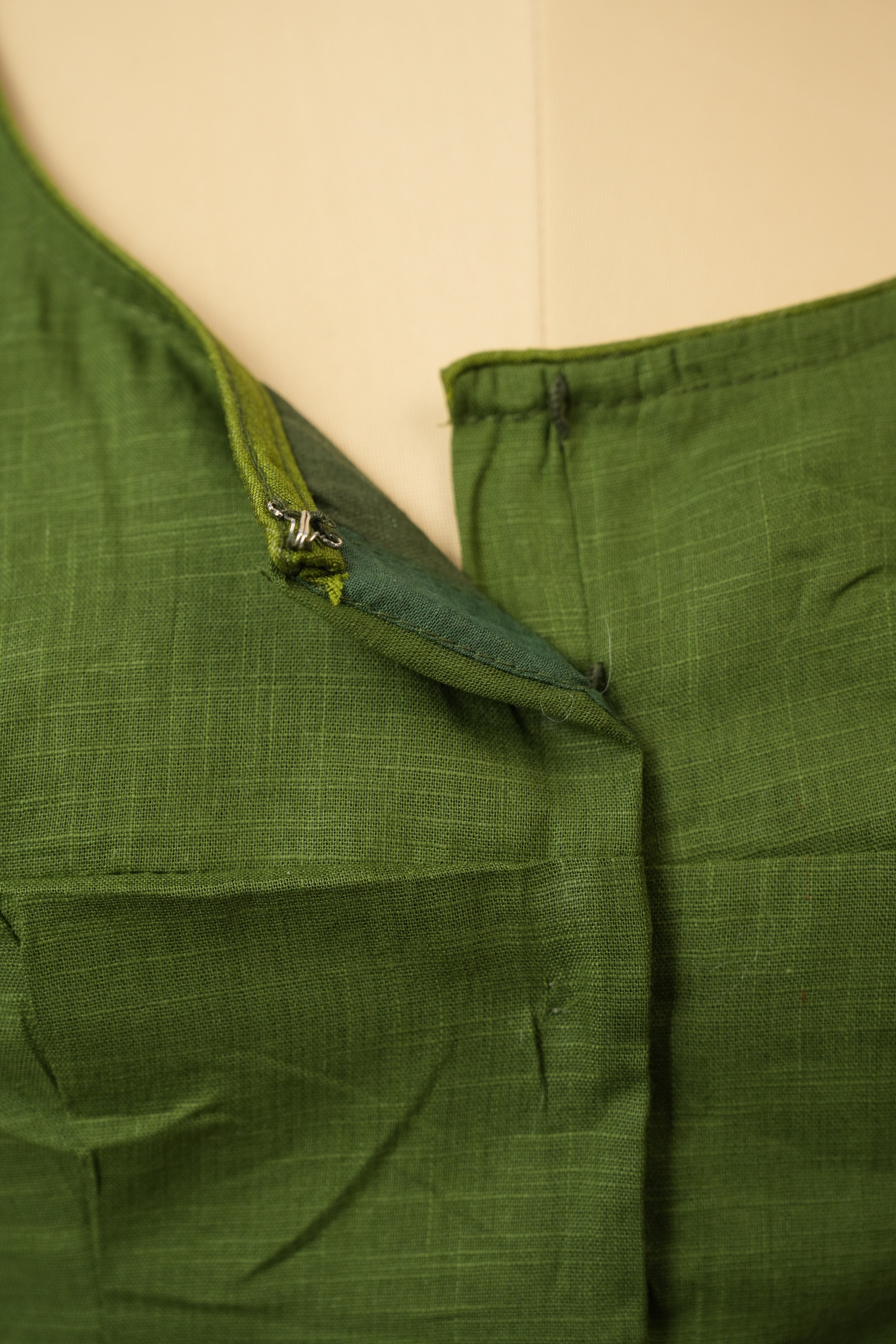 Green Cotton Blouse - SRGCB28