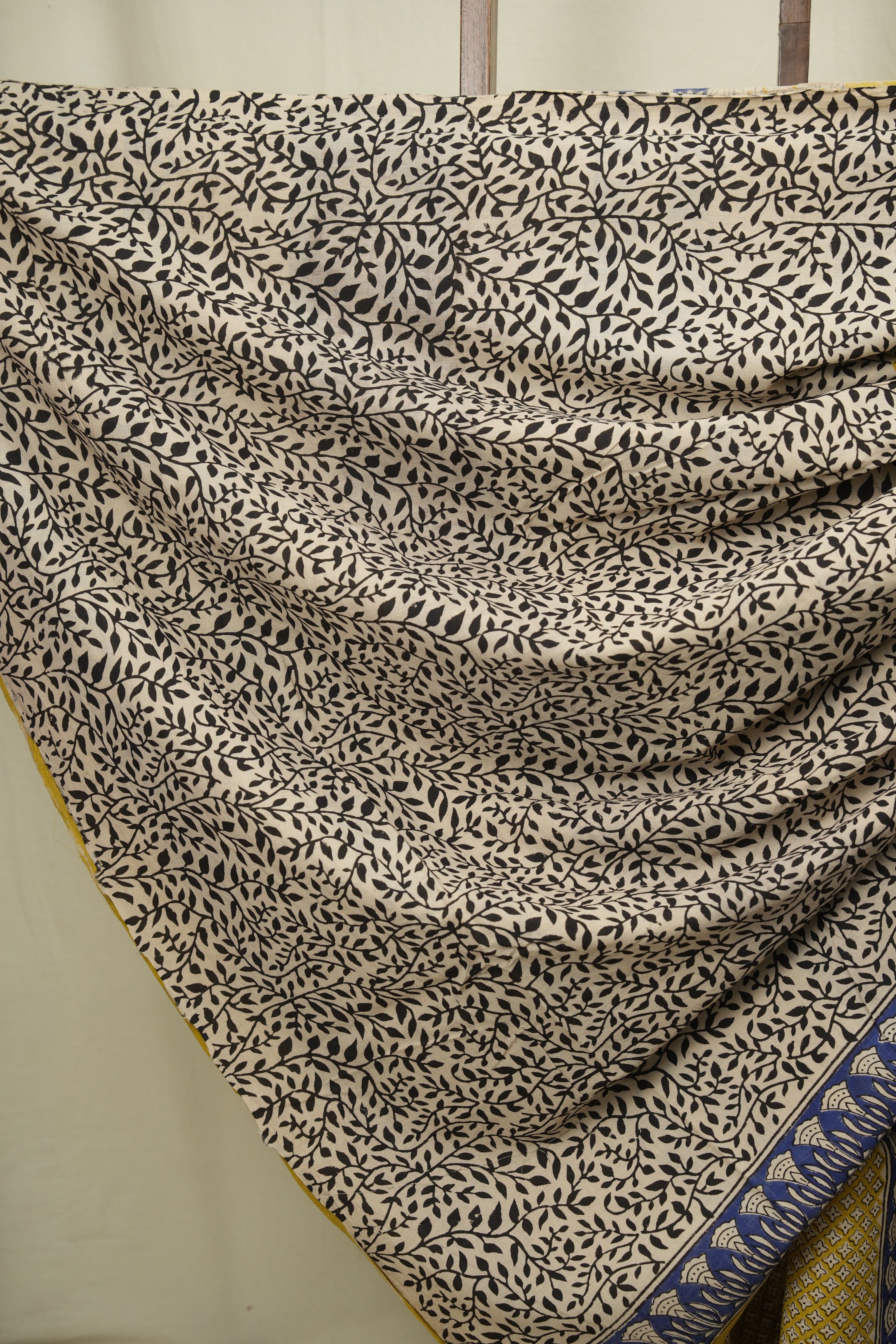 Yellow HBP Cotton Saree - SRYCS3603