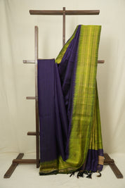 Purple Raw Silk Saree - SRPRSS1044