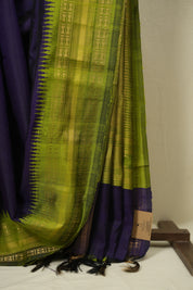 Purple Raw Silk Saree - SRPRSS1044