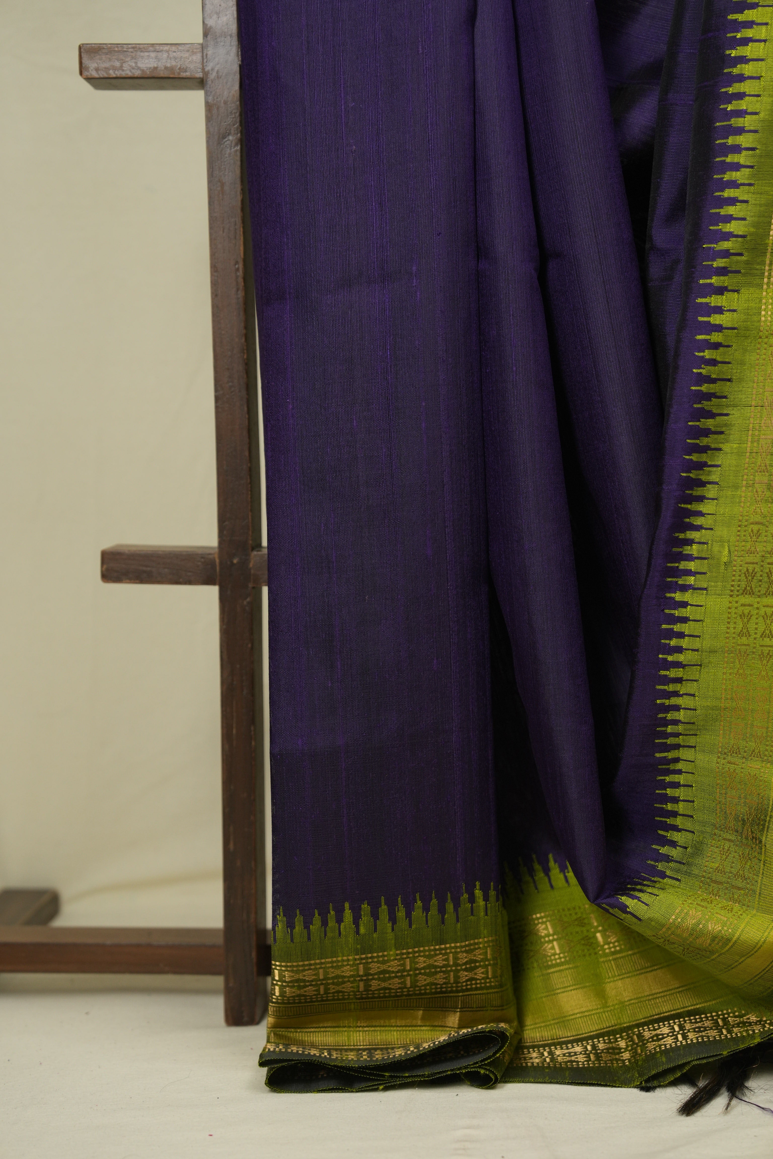 Purple Raw Silk Saree - SRPRSS1044