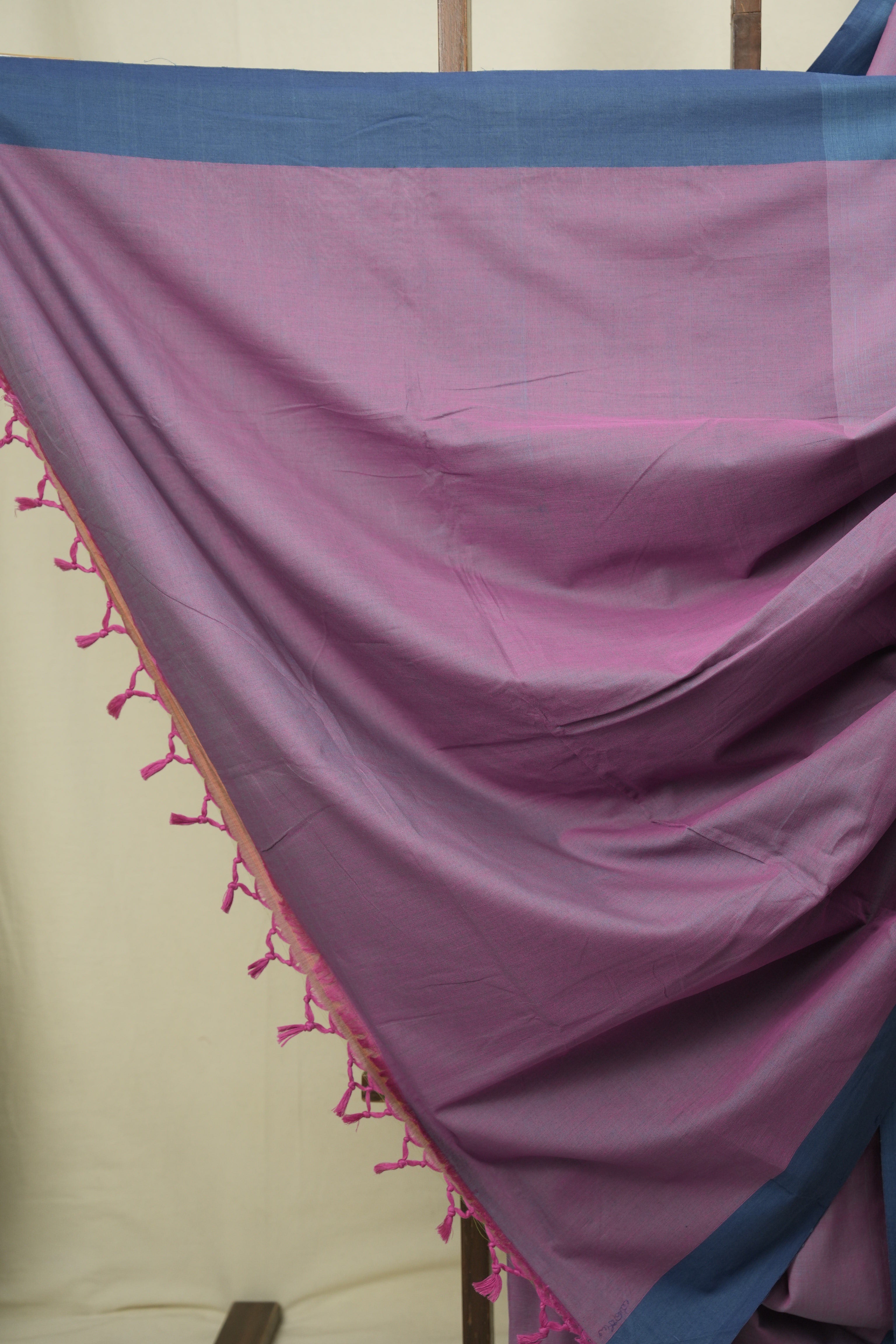 Purple Cotton Ilkal Saree - SRPCIS1047
