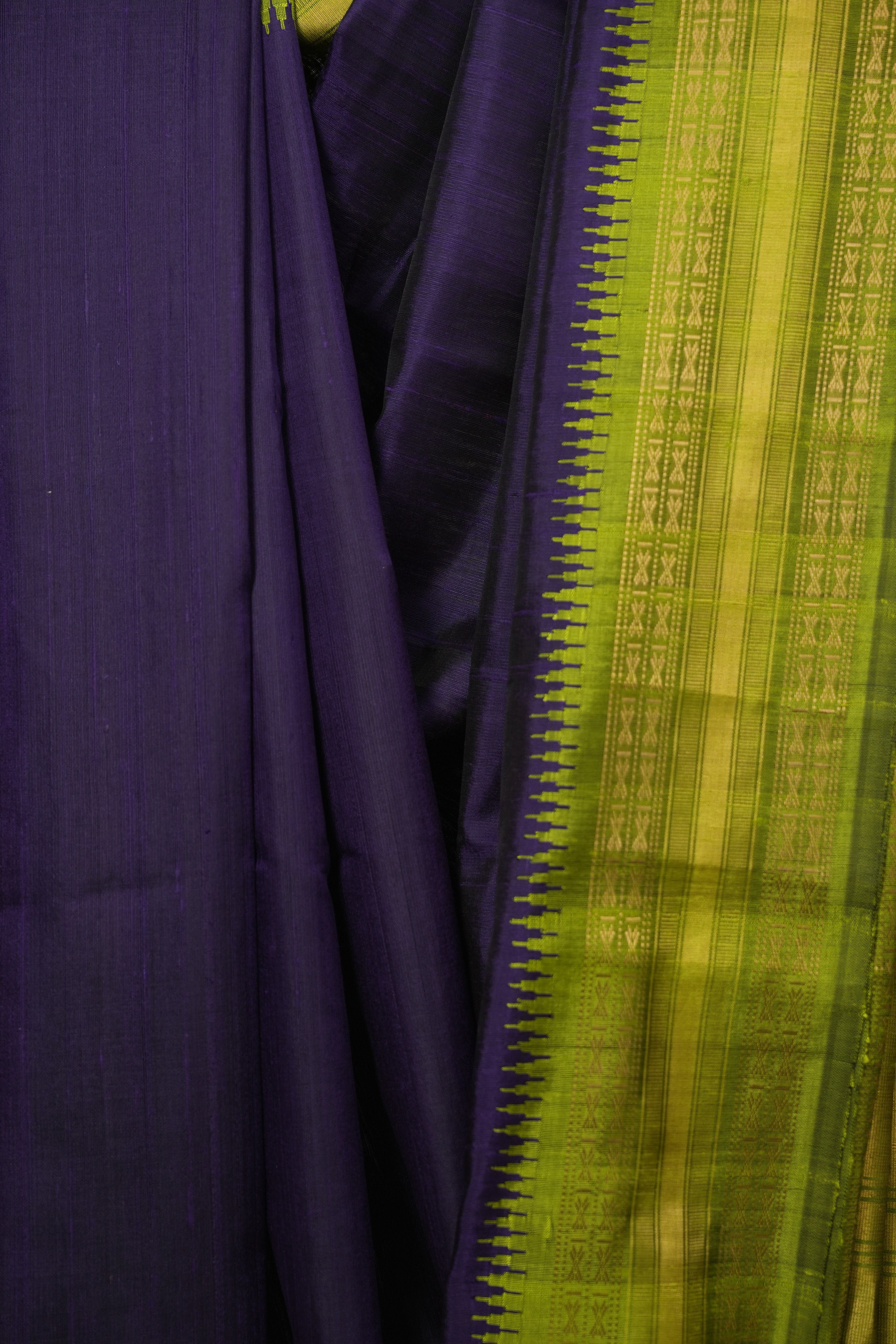 Purple Raw Silk Saree - SRPRSS1044