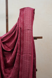 Light Wine HBP Modal Silk Saree - SRLWMSS342