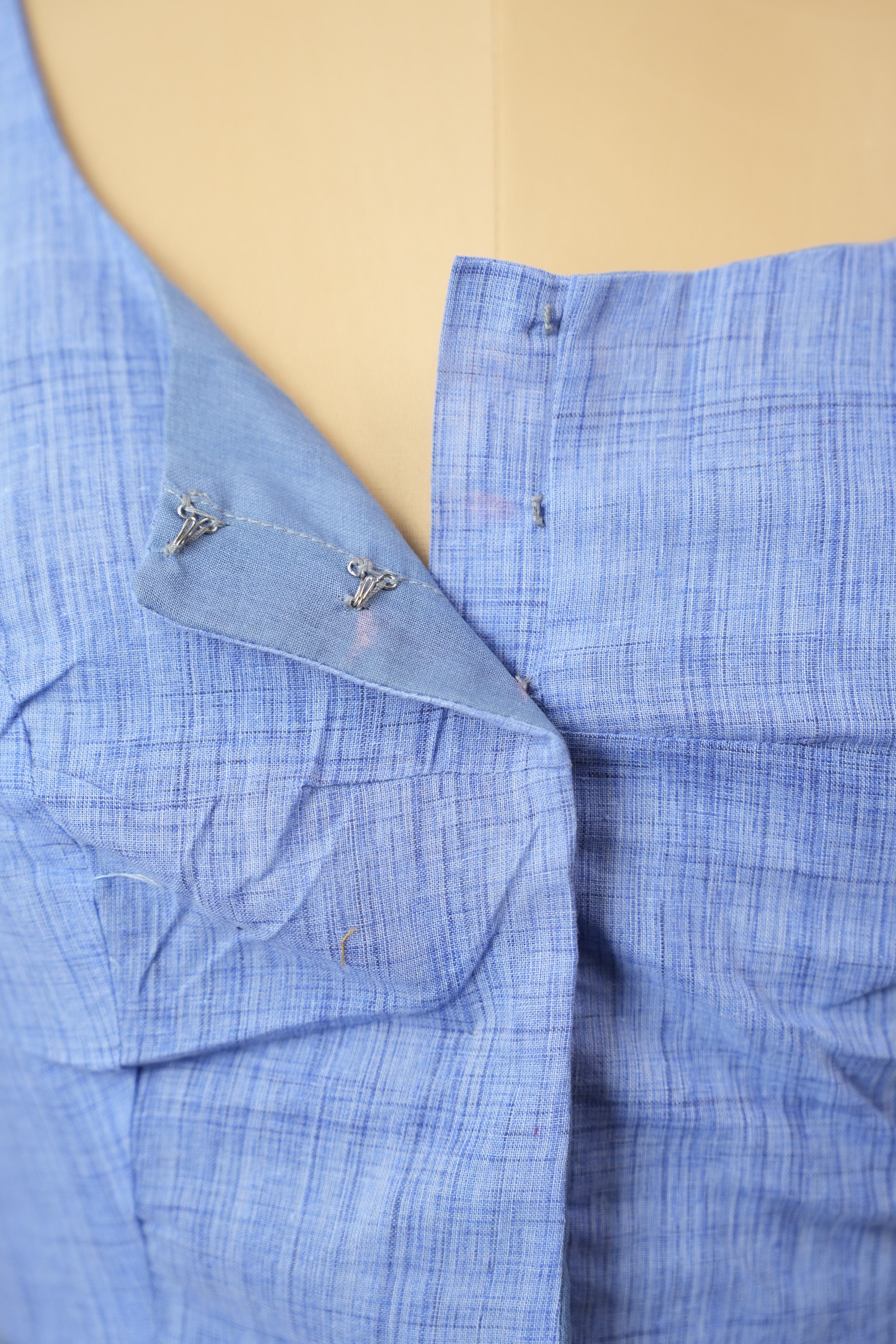 Light Blue Cotton Blouse - SRLBCB39