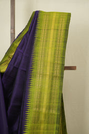 Purple Raw Silk Saree - SRPRSS1044