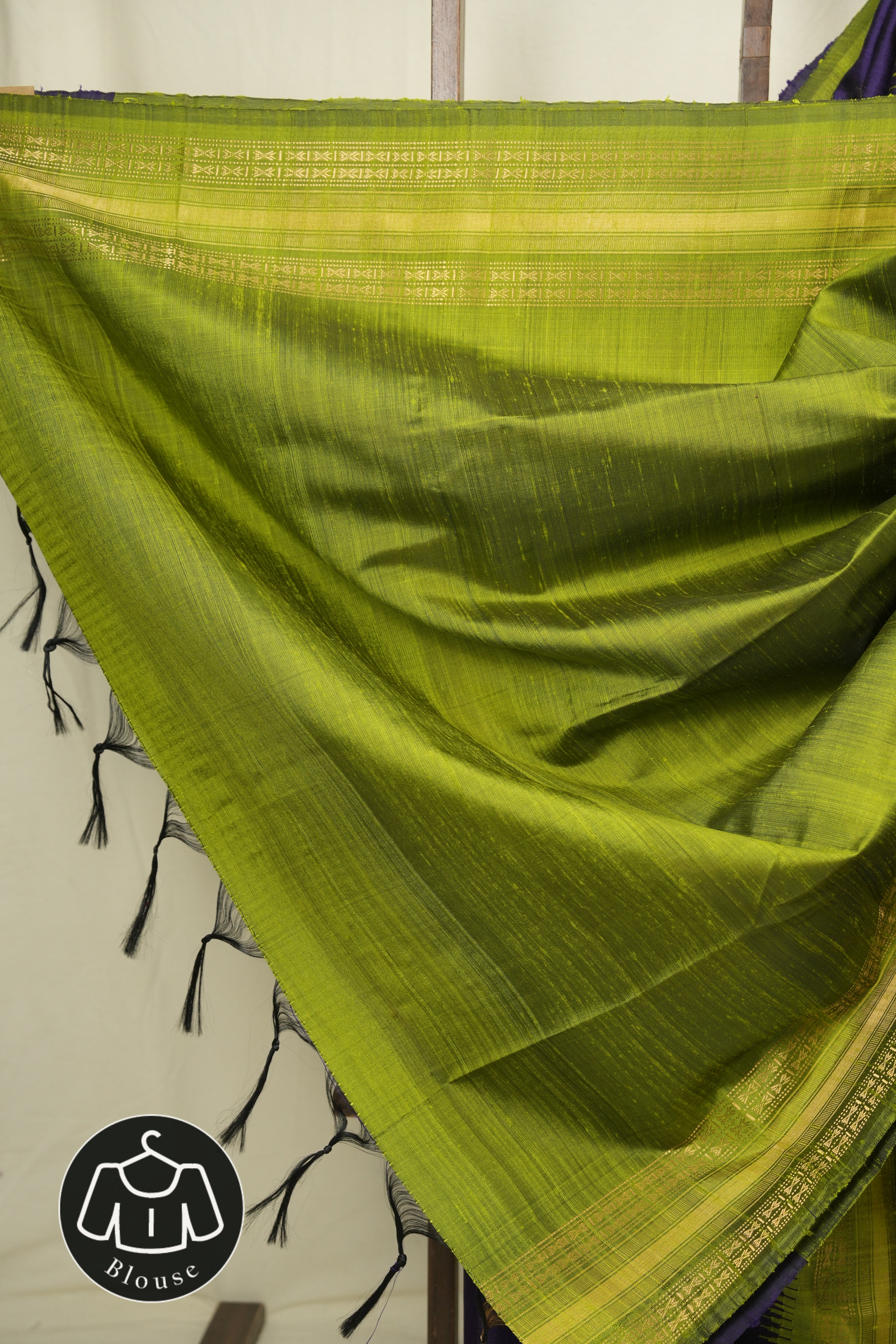 Purple Raw Silk Saree - SRPRSS1044