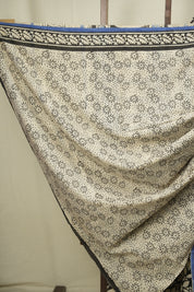 Black HBP Cotton Saree - SRBCS3605