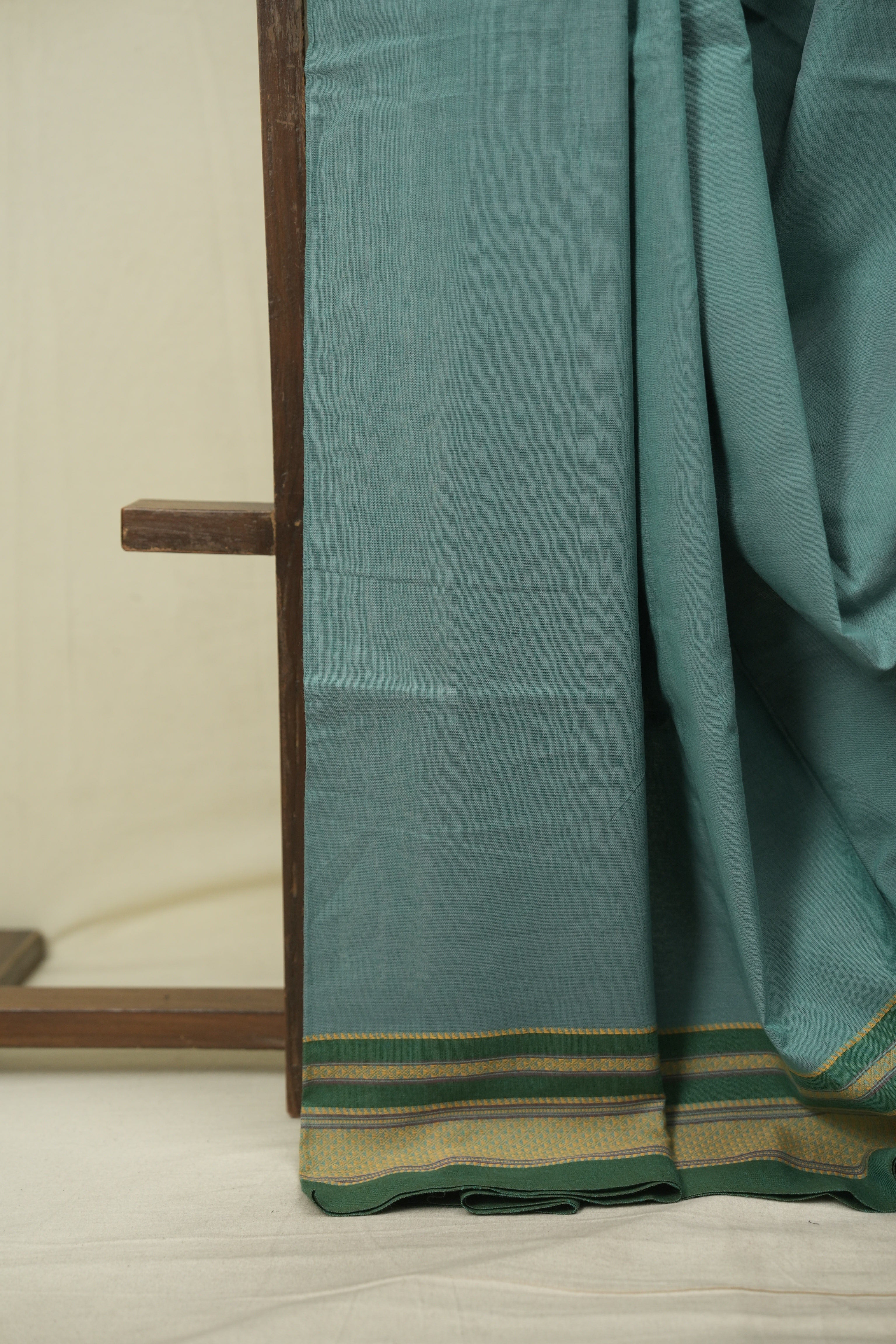 Green Cotton Ilkal Saree - SRGCIS1050