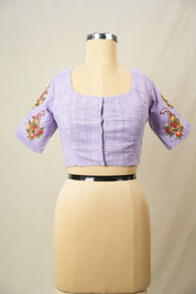Lavender Cotton Blouse - SRLCB40