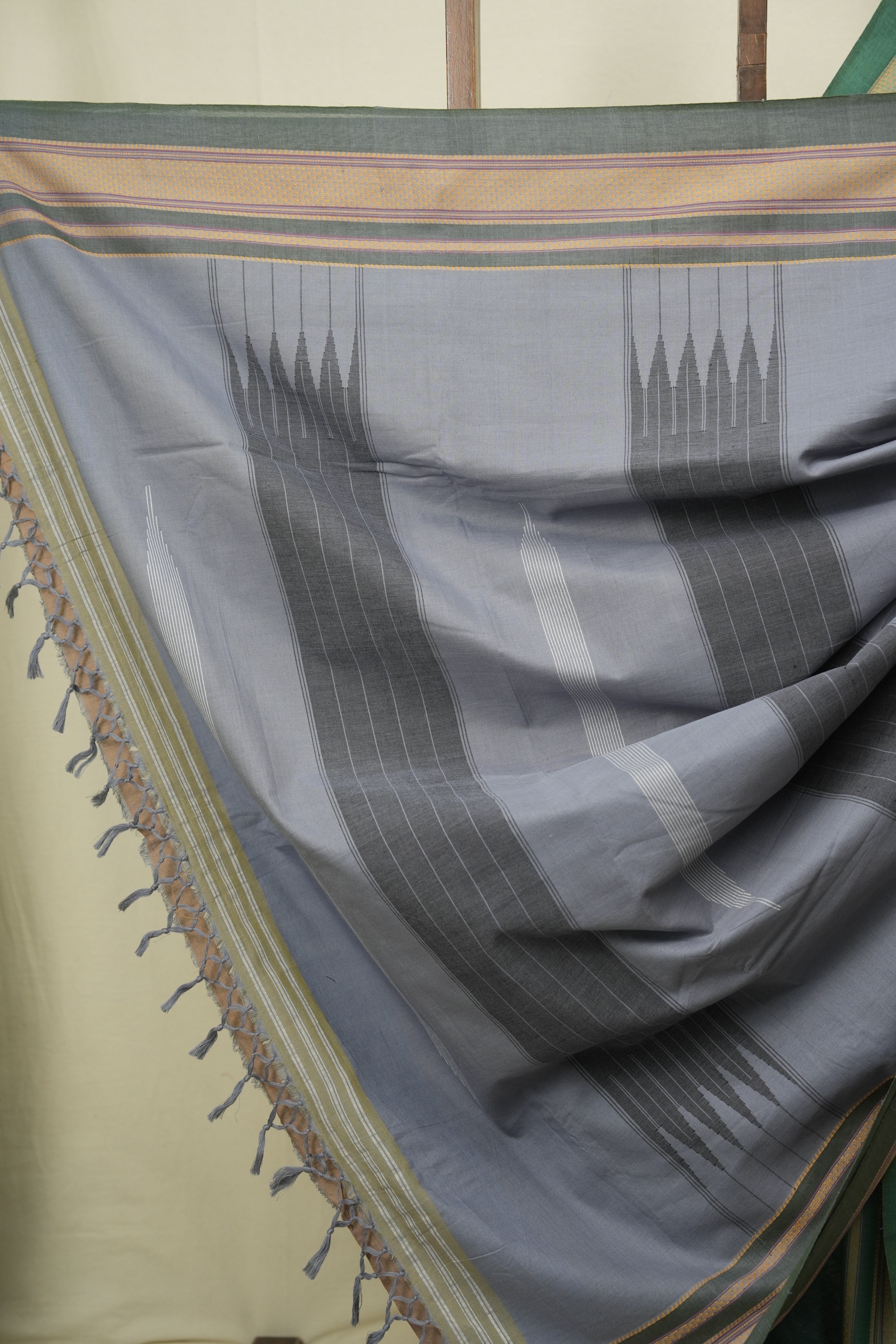 Green Cotton Ilkal Saree - SRGCIS1050