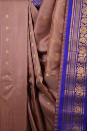 Dusty Pink Gadwal Silk Saree - SRDPGSS599