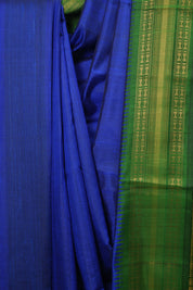 Royal Blue Raw Silk Saree - SRRBRSS1043