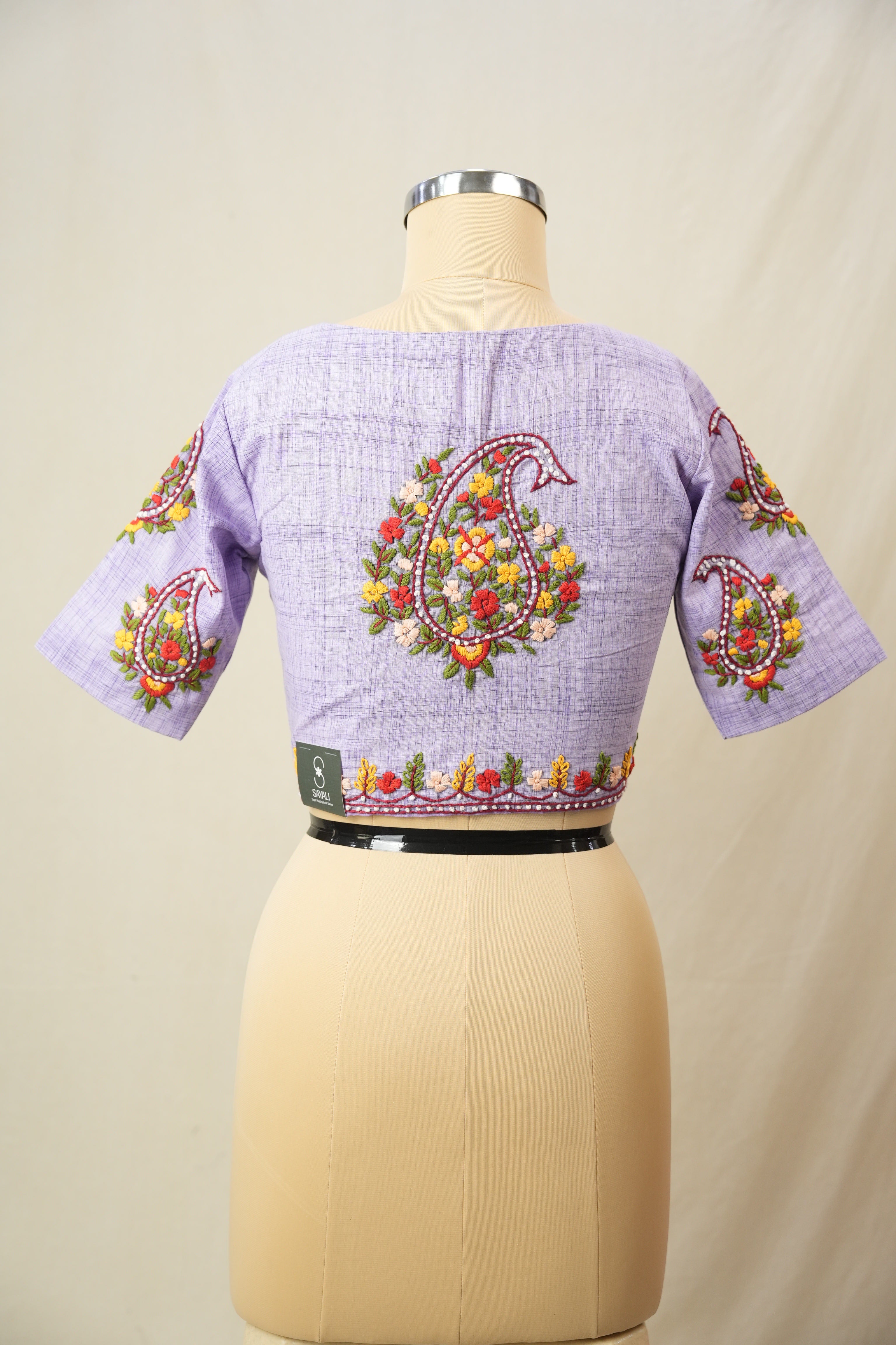 Lavender Cotton Blouse - SRLCB40