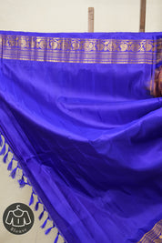 Dusty Pink Gadwal Silk Saree - SRDPGSS599