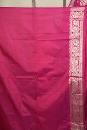 Rani Pink Banarasi Silk Saree - SRRPBSS970