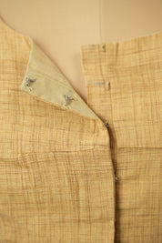 Cream Yellow Cotton Blouse - SRCYCB37