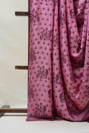 Pink HBP Modal Silk Saree - SRPMSS337
