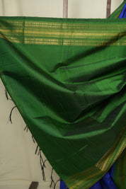 Royal Blue Raw Silk Saree - SRRBRSS1043