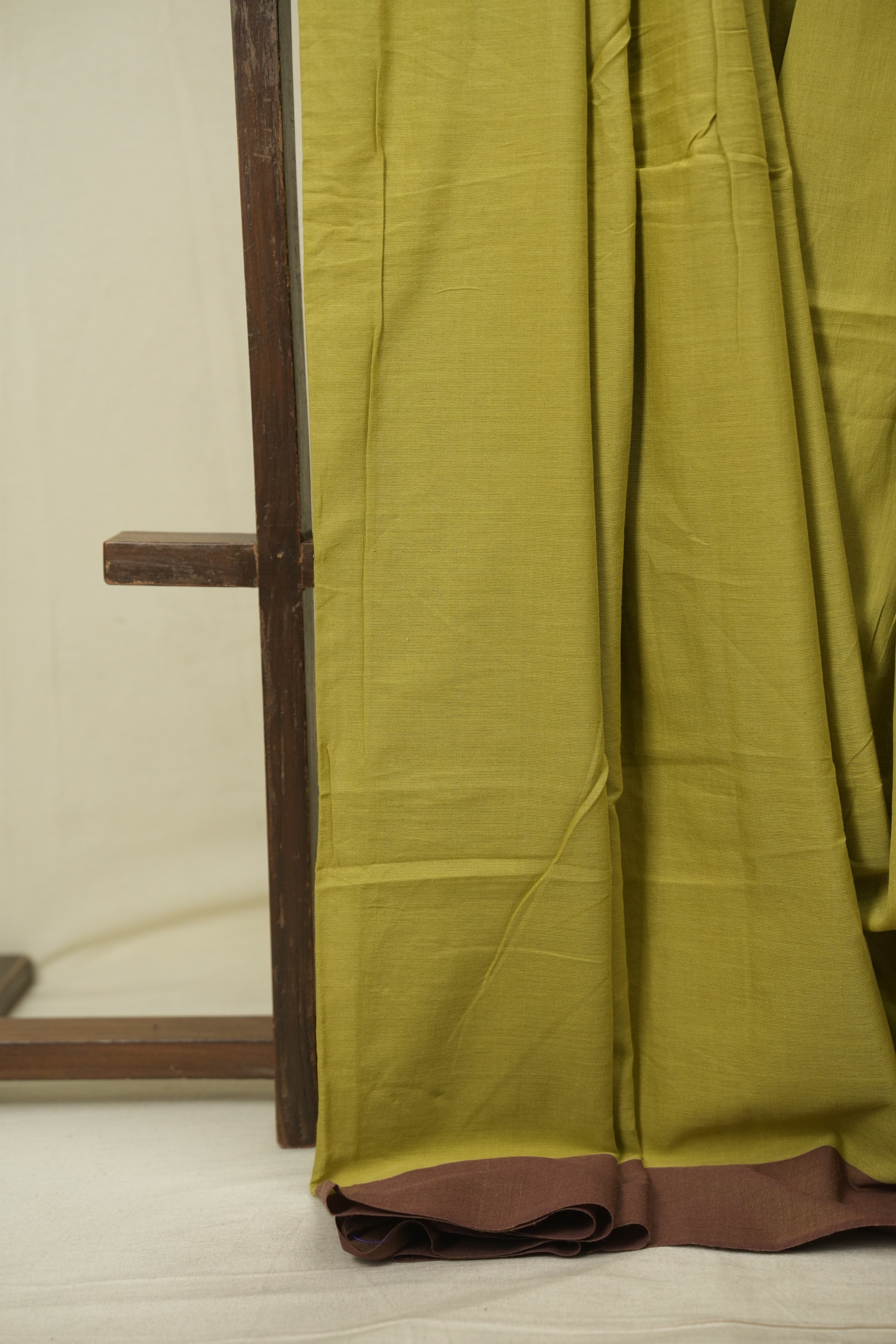 Mehandi Cotton Ilkal Saree - SRMCIS1049