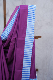 Purple HBP Cotton Saree - SRPCS2261