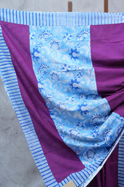 Purple HBP Cotton Saree - SRPCS2261