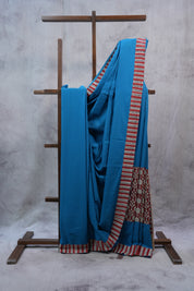Blue HBP Cotton Saree - SRBCS2264