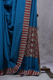 Blue HBP Cotton Saree - SRBCS2264