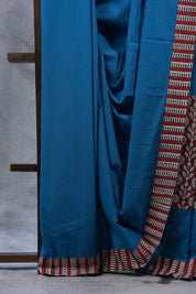 Blue HBP Cotton Saree - SRBCS2264