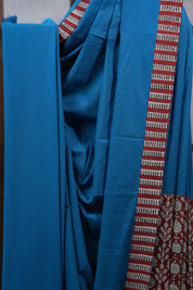 Blue HBP Cotton Saree - SRBCS2264