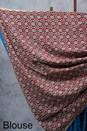 Blue HBP Cotton Saree - SRBCS2264