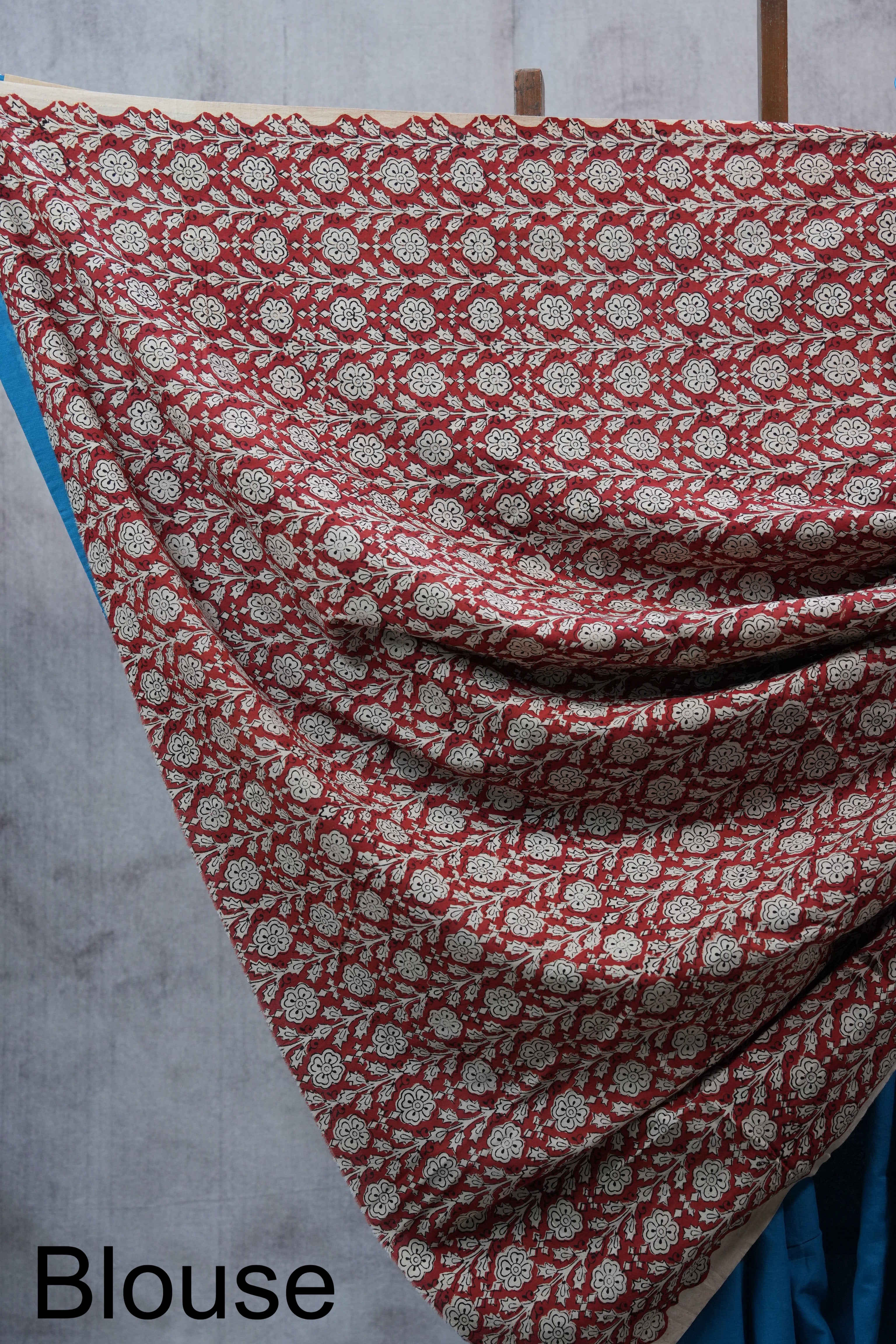 Blue HBP Cotton Saree - SRBCS2264